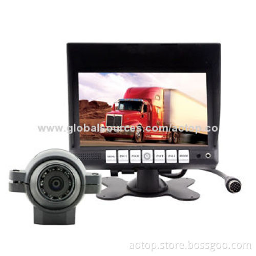 Hot Selling 7-inch Car Parking Monitor with Remote Control/Multilanguage/OSD Menu/Built-in Speaker